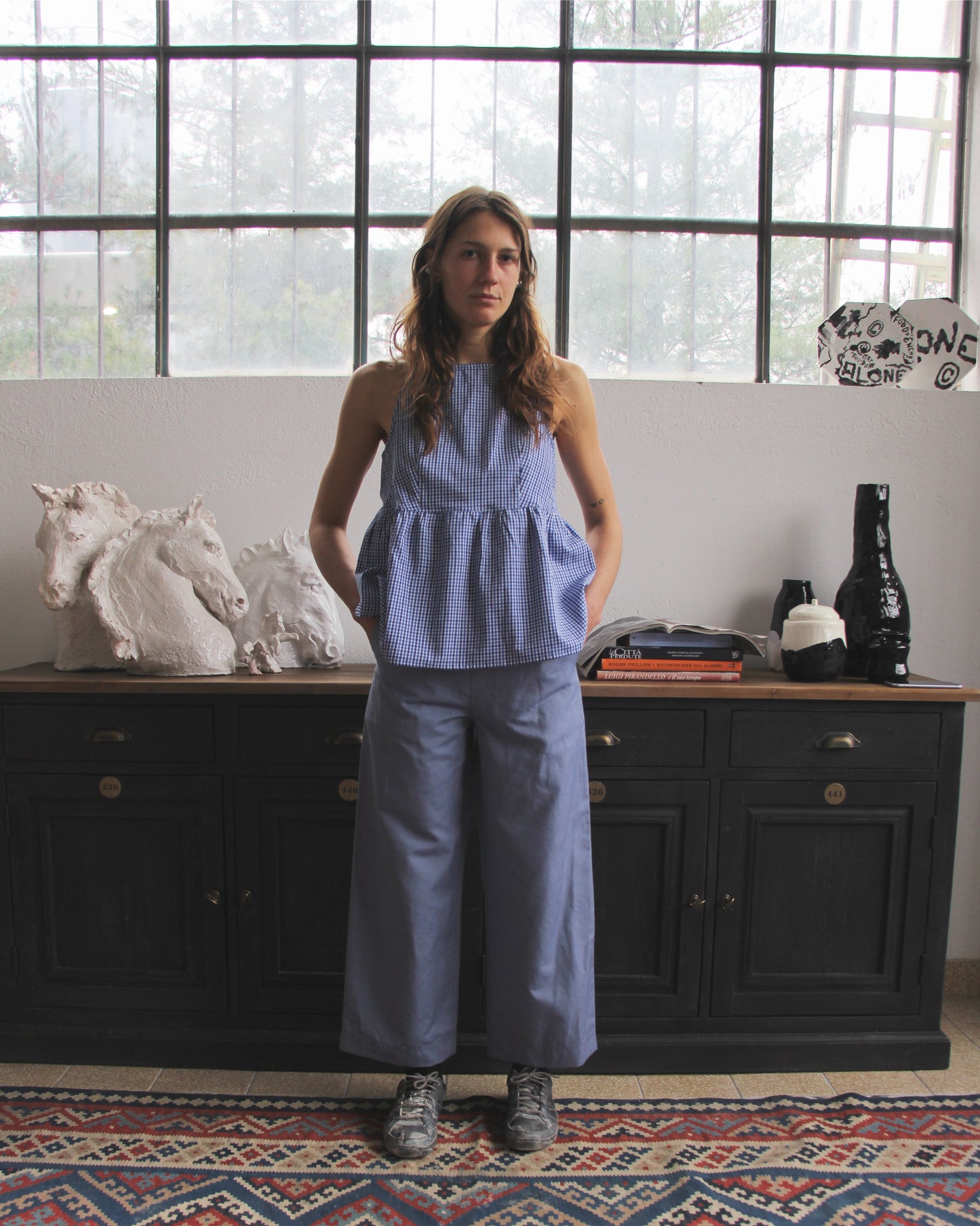 PANTALONE PRIMAVERA GLICINE
