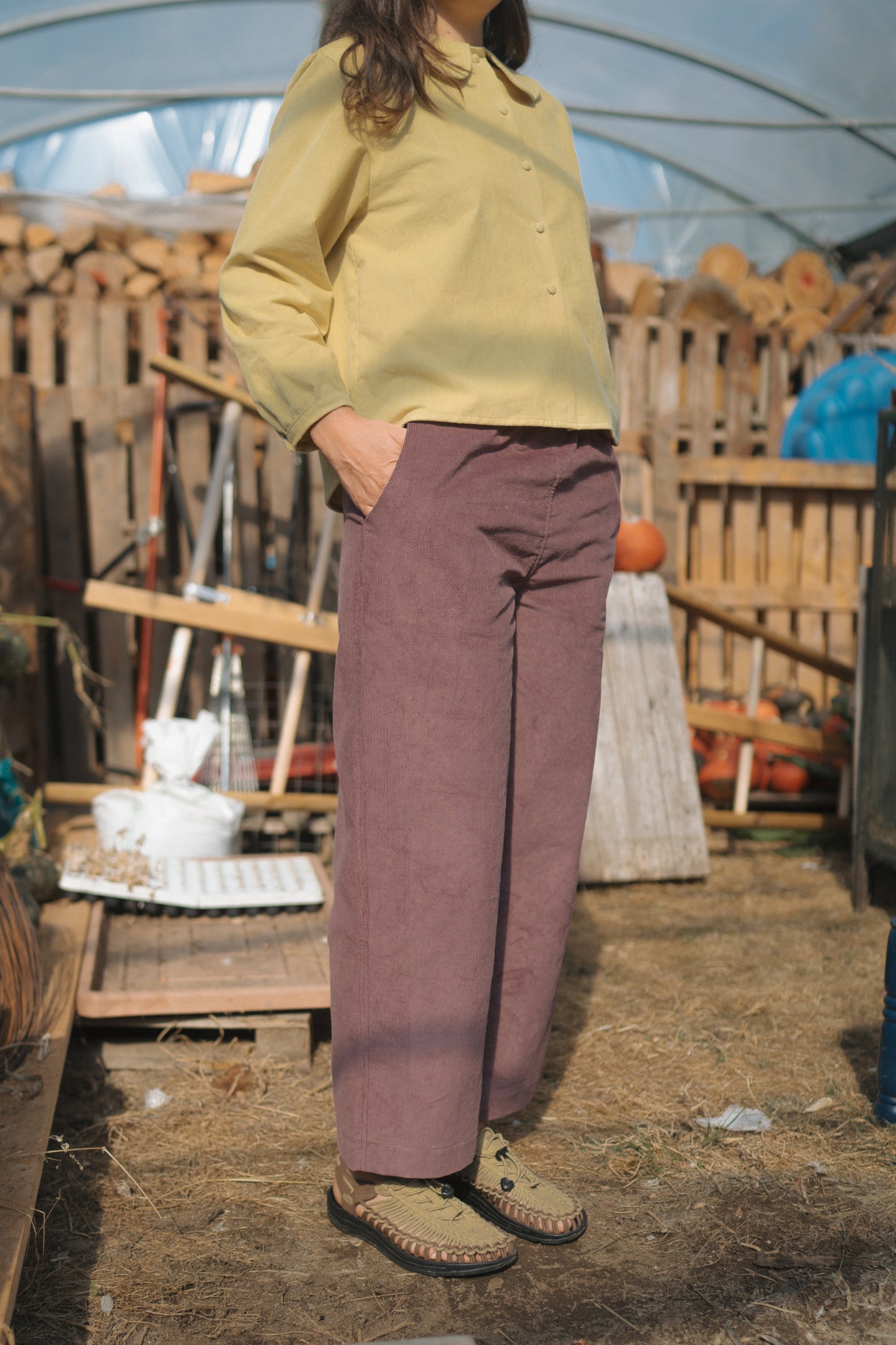 PANTALONE PRIMAVERA MALVA