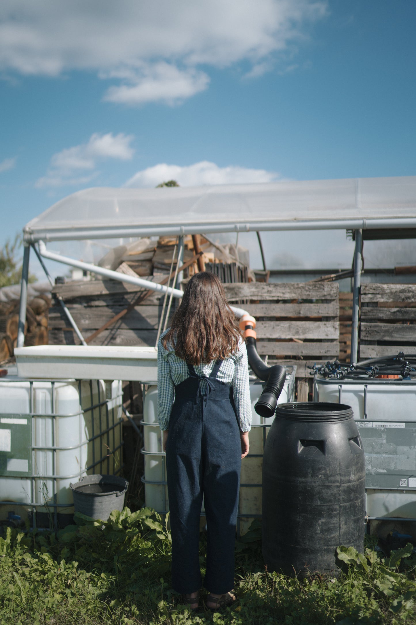 SALOPETTE UNO DENIM GIAPPONESE